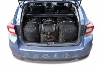 KJUST Dedicated Car Bags Set 4 pcs compatible with SUBARU IMPREZA IV (GT) 2017+ Trunk