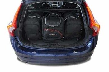 KJUST Dédié Pack de Sacs de Voiture 4 par Compatible avec VOLVO V60 I (155) 2010-2018