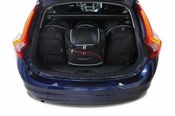 KJUST Dédié Pack de Sacs de Voiture 4 par Compatible avec VOLVO V60 I (155) 2010-2018