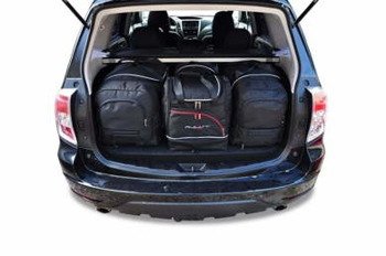 KJUST Dédié Sacs de Voiture 4 par Compatible avec SUBARU FORESTER III (SH) 2008-2013