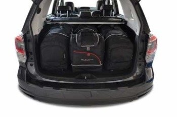 KJUST Dédié Sacs de Voiture 4 par Compatible avec SUBARU FORESTER IV (SJ) 2012-2018