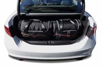 KJUST Pack de Sacs de Voiture 4 par Compatible avec ALFA ROMEO GIULIA II (952) 2015+