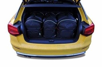 KJUST Dedizierte Kofferraumtaschen 3 stk kompatibel mit AUDI Q2 I (GA) 2016+