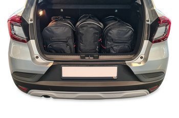 KJUST Dedizierte Kofferraumtaschen 3 stk kompatibel mit RENAULT CAPTUR II 2019+