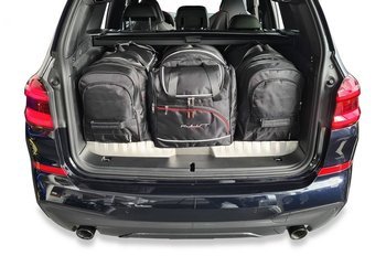 KJUST Dedizierte Kofferraumtaschen 4 stk kompatibel mit BMW X3 PHEV G01 2019+