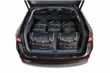 SKODA SUPERB KOMBI 2015-2023 KOFFERRAUMTASCHEN SET 5 STK