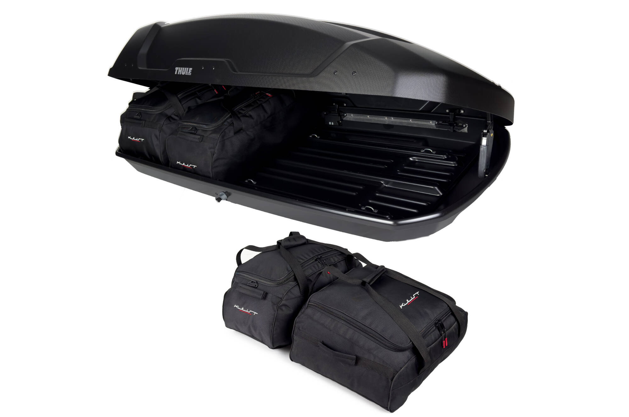 Dachbox KJUST Taschen Set 4stk kompatibel mit THULE FORCE XT L