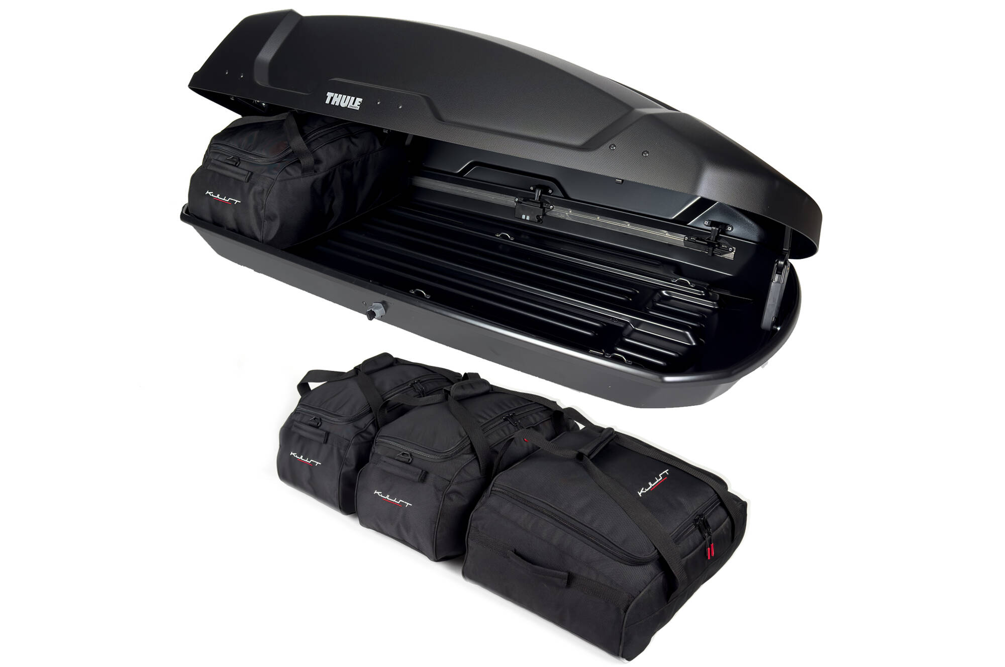 KJUST Dachbox KJUST Taschen Set 4stk kompatibel mit THULE FORCE XT