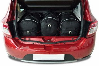 DACIA SANDERO 2011-2020 KOFFERRAUMTASCHEN SET 3 STK